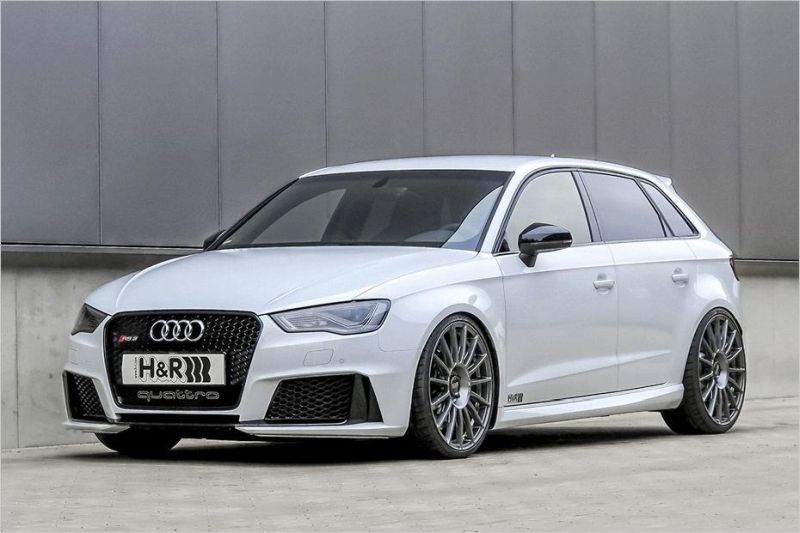 New Audi RS3 Sportback with H & R coilover suspension