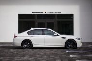 Alpine White BMW F10 M5 On Vorsteiner V FF 103 Wheels 8 190x127