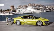 Visione: tecnologia Hammer nella Rinspeed Etos basata sulla BMW i8