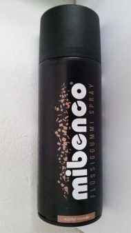 Spray film pour jantes de mibenco - notre nouveau projet