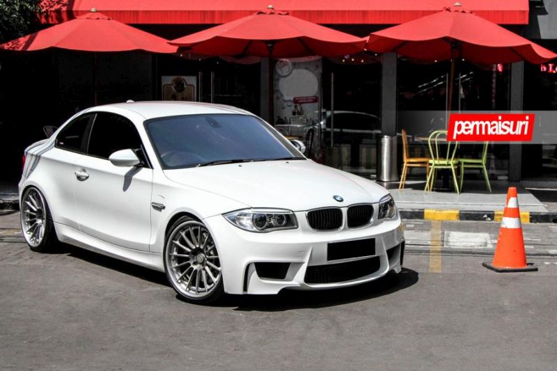 BMW 1M With HRE RS103 In Brushed Titanium By Permaisuri 1
