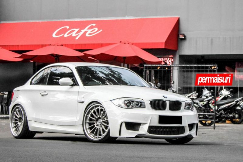 BMW 1M With HRE RS103 In Brushed Titanium By Permaisuri 2