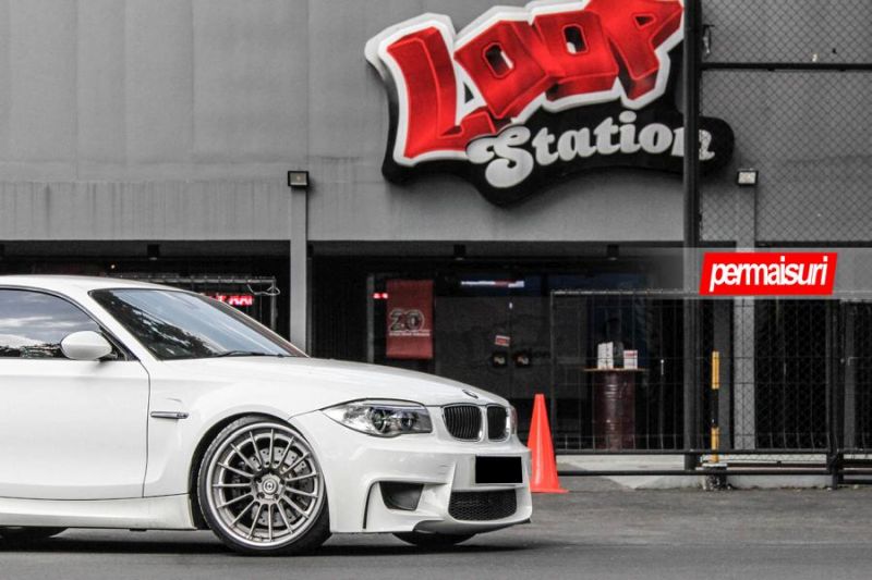 BMW 1M With HRE RS103 In Brushed Titanium By Permaisuri 3