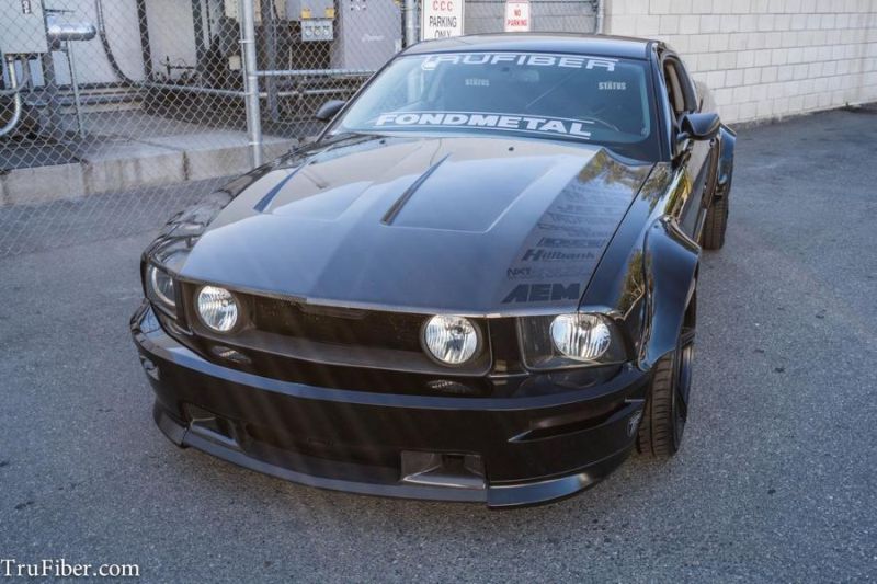 Ford Mustang Widebody auf mbDesign Alu’s by TruFiber