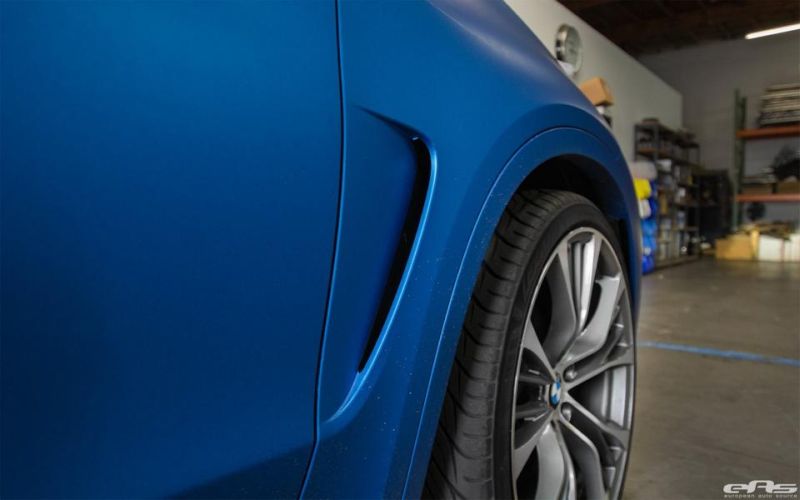 Matte blue BMW X5 F15 from European Auto Source