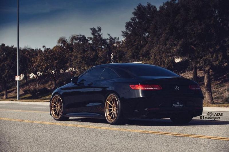 Chic & subtle - Mercedes S Coupe on 22 inches ADV.1 Wheels