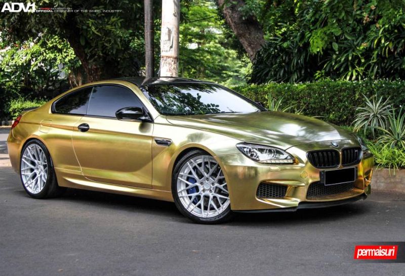 BMW M6 F13 Coupe w matowym złocie i 21 cali ADV.1 Koła