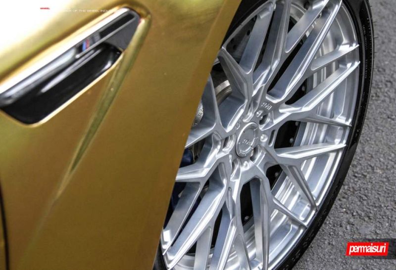 BMW M6 F13 Coupe in matte gold & 21 inches ADV.1 Wheels