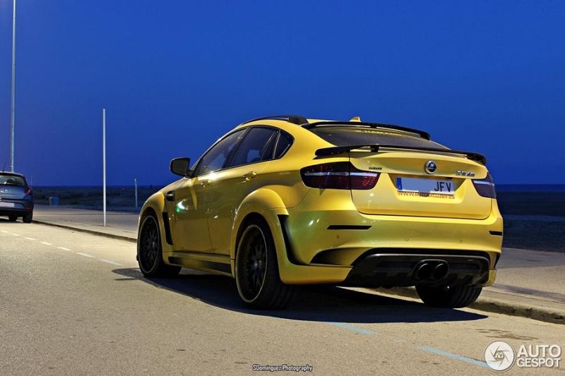 Histoire de photo: BMW Hamann Tycoon Evo E71 X6 M en jaune