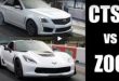 Video: 2016er Chevrolet Corvette C7 Z06 Vs. 2016er Cadillac CTS-V