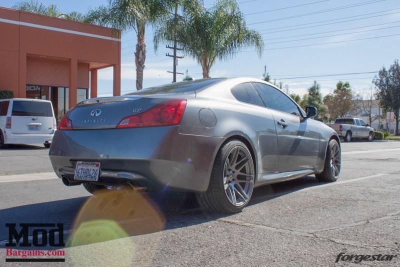 ModBargains Infiniti G37 Coupe with Forgestar F14 Alu's 19 inch
