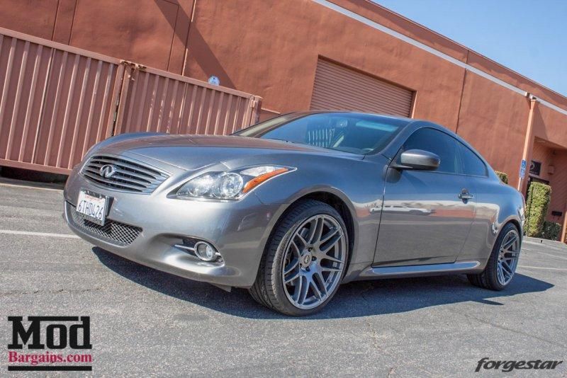 ModBargains Infiniti G37 Coupe with Forgestar F14 Alu's 19 inch