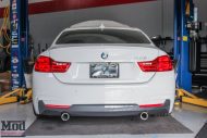 ضبط ModBargains على سيارة BMW 435i F32 باللون الأبيض