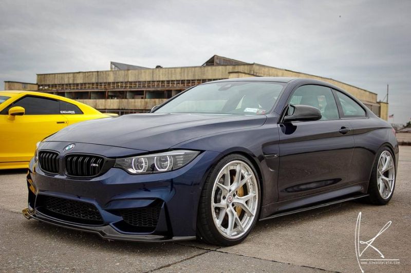 Perfect - BMW M4 F82 on HRE S101 alloy wheels in silver