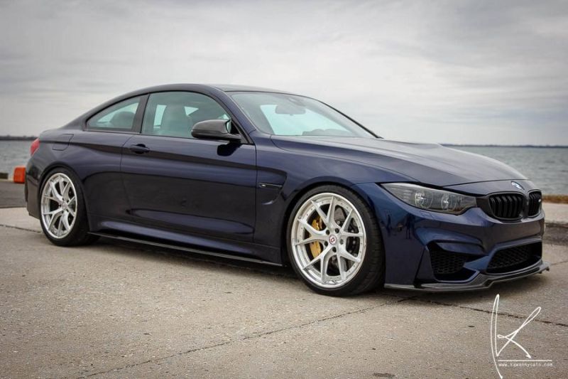 Perfect - BMW M4 F82 on HRE S101 alloy wheels in silver