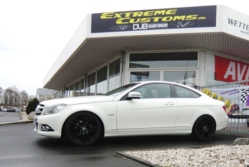 Extreme Customs Germany Mercedes C Coupe MAM Felgen Tuning 2 Dezent   Extreme Customs Germany Mercedes C Coupe