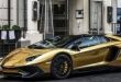Video: Gold-Chromfolierung am Lamborghini Aventador SV Roadster