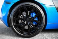 ZR Auto Audi R8 V8 Avery Shimmer Blau Folierung Tuning 10 190x126
