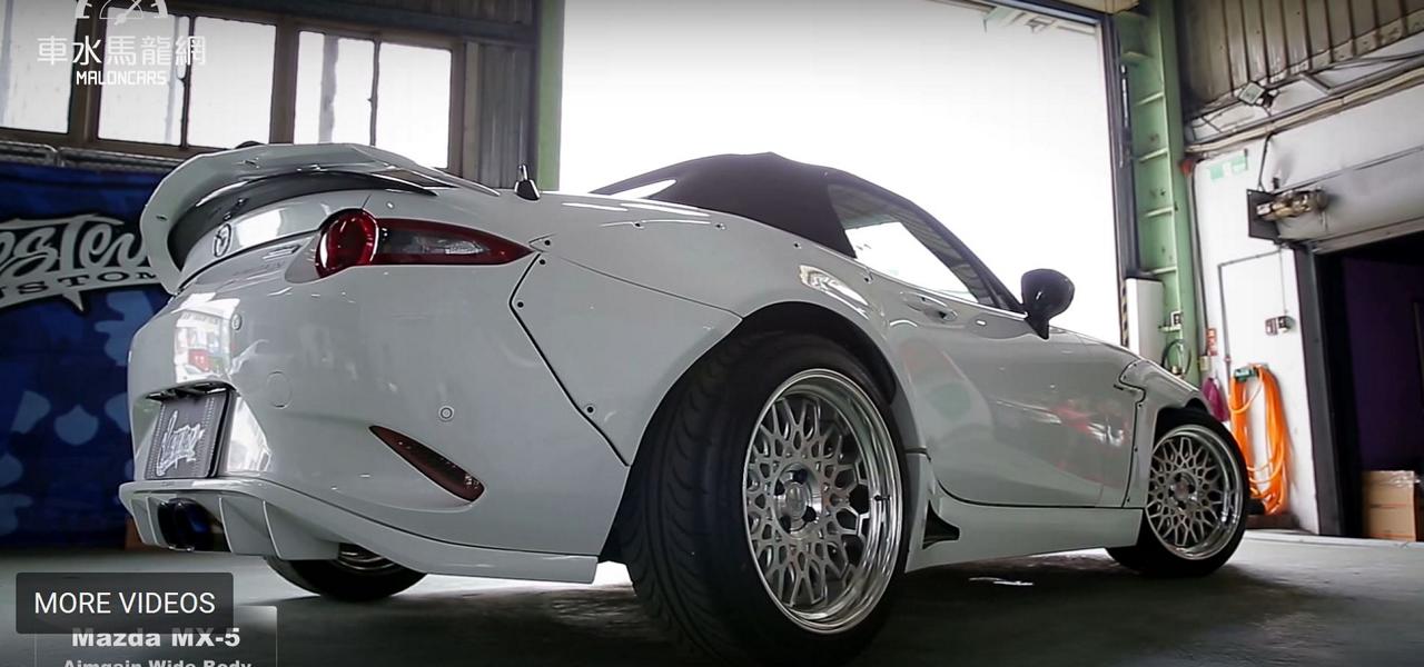 Doppia larghezza - Mirare a Mazda MX-5 con kit widebody