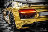 Audi R8 Gold Chrom Folierung Check Matt Dortmund Tuning 10 190x127