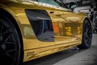 Audi R8 Gold Chrom Folierung Check Matt Dortmund Tuning 5 190x127