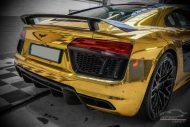 Audi R8 Gold Chrom Folierung Check Matt Dortmund Tuning 7 190x127