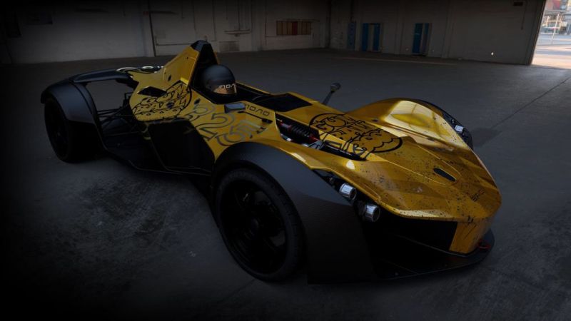 Photo Story: BAC Mono for Gumball 3000 with gold foil