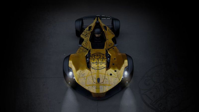 Photo Story: BAC Mono for Gumball 3000 with gold foil