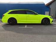 BB Folien Fluorescent Neon Folierung Audi RS6 C7 Avant Tuning 12 190x143