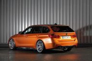 BMW 3 Series Touring F31 مع KW وBBS من tuning suche.de