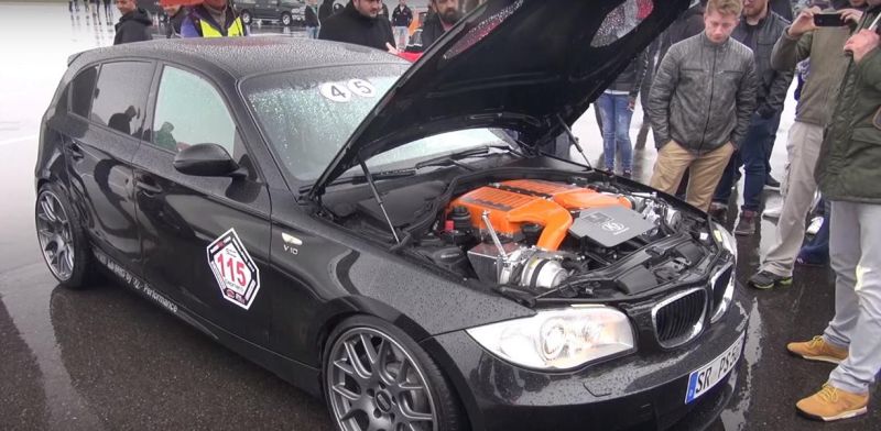 Video: Totally funky - BMW E87 150i G-Power V10 with 760PS