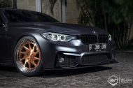 BMW F30 320i on 20 inch Rotiform OZT alloy wheels