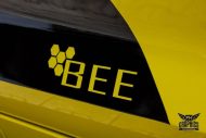 Bumblebee Optik Folierung SchwabenFolia Corvette C7 Z06 Tuning 11 190x127