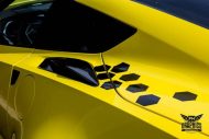Bumblebee Optik an der SchwabenFolia Corvette C7 Z06