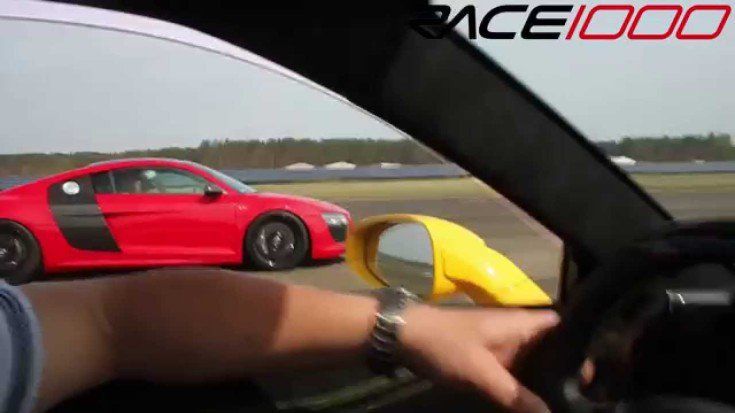 Video: Dragerace &#8211; Ferrari 458 Speciale gegen Audi R8 V10plus