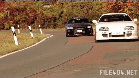 Video: Dragerace &#8211; Nissan Skyline R34 S1 GT-R gegen Toyota Supra MKIV