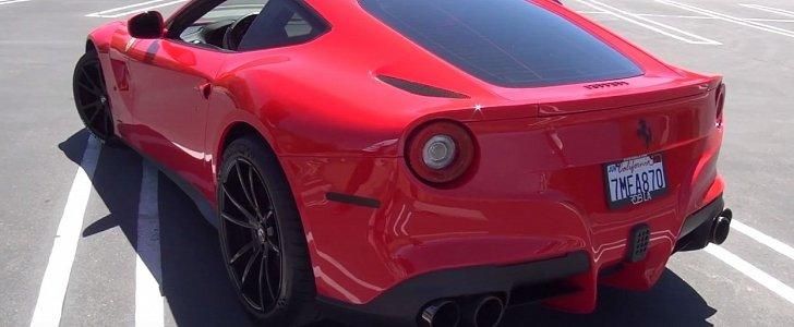 Video: Ferrari F12 Berlinetta with sports exhaust & chip tuning