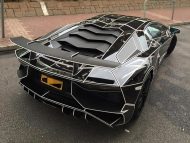 Impressionnant Wrap - accrocheur Tron Lamborghini Aventador SV