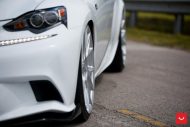 Lexus IS on 20 inch VFS-6 Vossen Wheels alloy wheels in silver