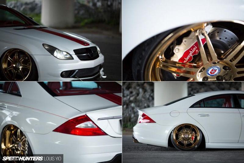 Mercedes-Benz W219 CLS with a crazy complete program