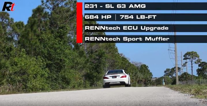 Video: RENNtech Mercedes SL63 AMG mit 693PS &#038; 1022NM