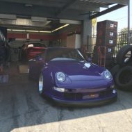 Photo Story: Rough World Concept Purple & Yellow Porsche 911 Widebody