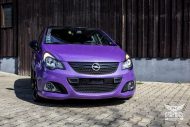 SchwabenFolia Opel Corsa D OPC - Dossier complet en violet métallisé