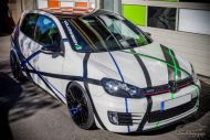 Strisce sventando sulla VW Golf 6 di Check Matt Dortmund