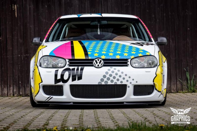 Crazy - VW Golf 4 GTI "The Pop Art Golf" di SchwabenFolia