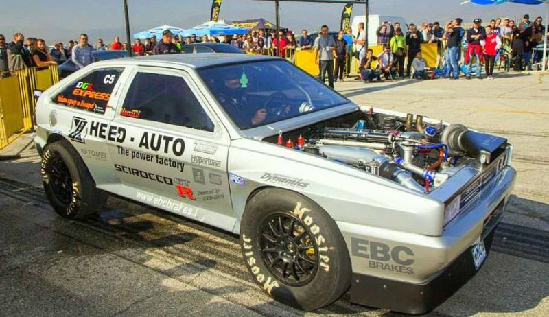 Video: 1.200PS in the all-wheel VW Scirocco of HEED car