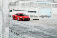 2017er Audi R8 V10 Plus auf ADV05C Alufelgen in 21 Zoll