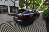 805PS in matt black foiled MTM Audi RS6 Avant by Print Tech