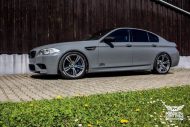 Sehr schick &#8211; BMW M5 F10 in Dark Grey Gloss by SchwabenFolia