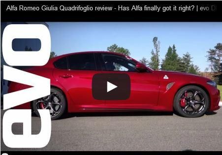 EVO Testbericht zum neuen Alfa Romeo Giulia Quadrifoglio Video: EVO Testbericht zum neuen Alfa Romeo Giulia Quadrifoglio